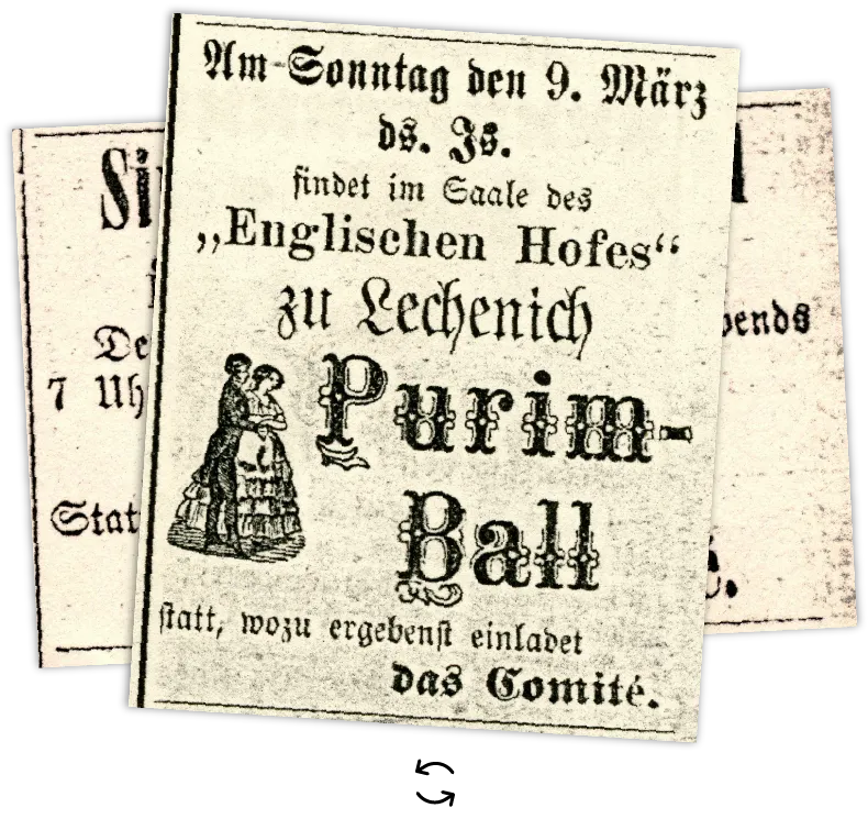 Einladung zum „Simchas-Thora-Ball"